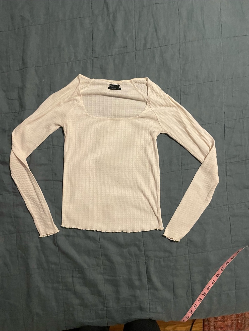 Out From Under long sleeve cream top